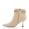 Immagine di MISS GLOBO -   Stivaletto beige con catena tacco 8 cm