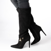 Immagine di MISS GLOBO - Stivale nero a punta con cavigliera e tacco 11,5cm