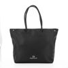 Immagine di SERGIO TACCHINI - Borsa shopping nera con marchio frontale