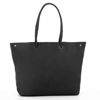 Immagine di SERGIO TACCHINI - Borsa shopping nera con marchio frontale