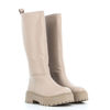 Immagine di MISS GLOBO -  Stivale beige con zip laterale