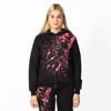 Immagine di GOLA - DONNA FELPA NERA FULL ZIP CON STAMPA