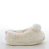 Immagine di YOU YOUNG COVERI - Pantofole bianche in peluche con pon pon