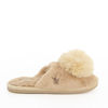 Immagine di YOU YOUNG COVERI - Pantofole beige in peluche con pon pon