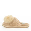 Immagine di YOU YOUNG COVERI - Pantofole beige in peluche con pon pon