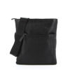Immagine di LOTTO - Borsello nero in VERA PELLE con tasca frontale, linea WASHED