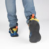 Immagine di ROYAL BLUE- Sneakers nera con suola Celeste alta