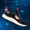 Immagine di ROYAL BLUE- Sneakers nera suola in gomma alta
