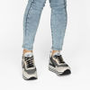Immagine di MISS GLOBO - Sneakers donna multicolor con strass e comoda suola platform bianca a righe