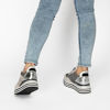 Immagine di MISS GLOBO - Sneakers donna multicolor con strass e comoda suola platform bianca a righe