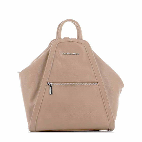 Immagine di GIANMARCO VENTURI - Zaino due manici beige con zip frontale orizzonatale