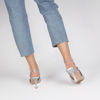Immagine di MISS GLOBO - DÉCOLLETÉ SLINGBACK ARGENTO  E SOLETTA VERA PELLE TACCO 8,5cm