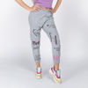 Immagine di MY JEWELS - DONNA PANTALONE FELPA  JOGGERS GRIGIO CON STAMPE