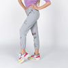 Immagine di MY JEWELS - DONNA PANTALONE FELPA  JOGGERS GRIGIO CON STAMPE