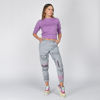 Immagine di MY JEWELS - DONNA PANTALONE FELPA  JOGGERS GRIGIO CON STAMPE