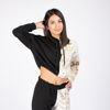 Immagine di MY JEWELS - FELPA CORTA BICOLORE CON CAPPUCCIO