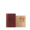 Immagine di LOTTO - Portafoglio rosso in VERA PELLE con doppio scomparto banconote e tasca portaspicci
