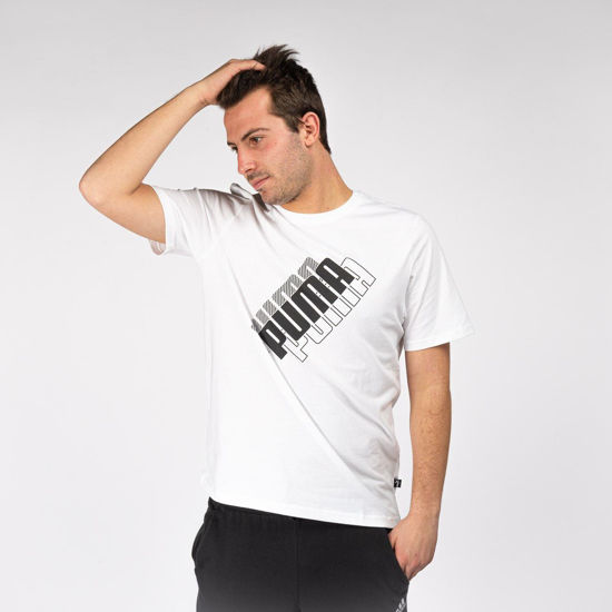 Immagine di T-SHIRT MM POWER LOGO TEE WHITE