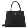 Immagine di JUST GOLF - Borsa rigida due manici nera con logo frontale e tracolla removibile