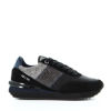 Immagine di RIFLE - MARS Sneakers nera con banda laterale con scritte