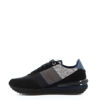 Immagine di RIFLE - MARS Sneakers nera con banda laterale con scritte
