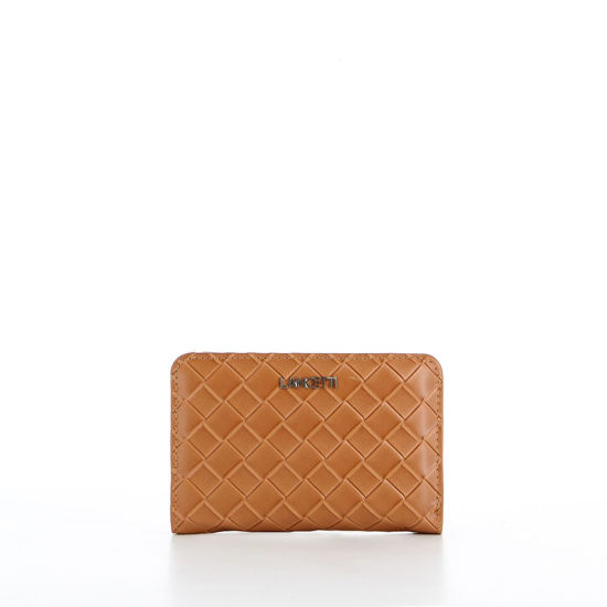Immagine di LANCETTI - Portafoglio cuoio effetto intrecciato