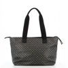 Immagine di CORTINA POLO STYLE - Borsa shopping nera loggata con zip frontale orizzontale