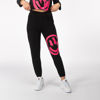 Immagine di MY JEWELS - DONNA PANTALONE TUTA JOGGERS NERO CON SMILE