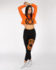 Immagine di MY JEWELS - FELPA DONNA ARANCIO CROPPED CON CAPPUCCIO E SMILE