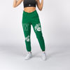 Immagine di MY JEWELS - DONNA PANTALONE TUTA JOGGERS VERDE CON STAMPA COLLEGE TEAM