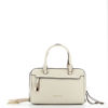 Immagine di CORTINA POLO STYLE - Bauletto beige due manici con tasca frontale con patta e dettaglio lucchetto, tracolla removibile