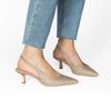 Immagine di MISS GLOBO - Décolleté oro slingback con inserto elasticizzato, tacco 5,5CM