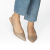 Immagine di MISS GLOBO - Décolleté oro slingback con inserto elasticizzato, tacco 5,5CM