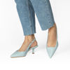 Immagine di MISS GLOBO - Décolleté blu slingback con inserto elasticizzato, tacco 5,5CM