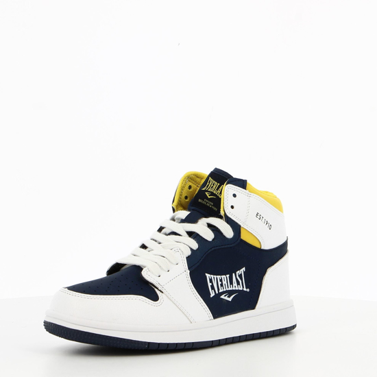 Immagine di EVERLAST - Sneakers alta da uomo bianca con dettagli blu e gialli