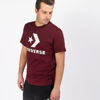 Immagine di CONVERSE - Tshirt STAR CHEVRON bordeaux a maniche corte e logo Converse