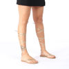 Immagine di MISS GLOBO - Sandalo infradito lace up con sottopiede in cuoio rigenerato