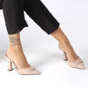 Immagine di MISS GLOBO - SABOT MULES NUDE CON FIOCCO E SOLETTA VERA PELLE, TACCO 11,5CM