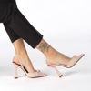 Immagine di MISS GLOBO - SABOT MULES NUDE CON FIOCCO E SOLETTA VERA PELLE, TACCO 11,5CM