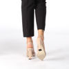 Immagine di MISS GLOBO - SABOT MULES NUDE CON FIOCCO E SOLETTA VERA PELLE, TACCO 11,5CM