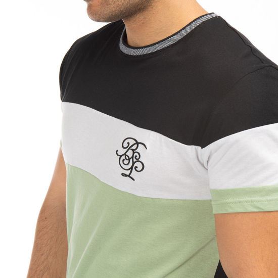 Maglietta Uomo A Mezza Manica Con Stampa A Righe Large - T-shirt Leggera In Poliestere Per L'Estate, Taglie Da M A 4XL