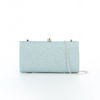 Immagine di MISS GLOBO - Pochette celeste glitterata con chiusura a sfera