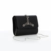 Immagine di MISS GLOBO - Pochette nera con patta gioiello