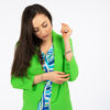Immagine di PAQUITA - BLAZER VERDE MANICA A 3/4