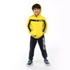 Immagine di CATERPILLAR - COMPLETO TUTA BIMBO, FELPA GIALLA FULL ZIP CON CAPPUCCIO