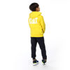 Immagine di CATERPILLAR - COMPLETO TUTA BIMBO, FELPA GIALLA FULL ZIP CON CAPPUCCIO