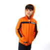 Immagine di CATERPILLAR - COMPLETO TUTA BIMBO, FELPA ARANCIONE FULL ZIP CON CAPPUCCIO