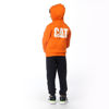 Immagine di CATERPILLAR - COMPLETO TUTA BIMBO, FELPA ARANCIONE FULL ZIP CON CAPPUCCIO