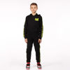 Immagine di CATERPILLAR - COMPLETO TUTA RAGAZZO NERO CON DETTAGLI FLUO, FELPA CON CAPPUCCIO