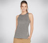 Immagine di SKECHERS GO WALK Wear - Canotta nera con dettaglio logo Skechers laterale